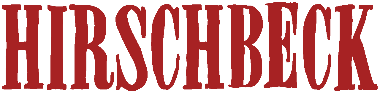 Logoschriftzug Hirschbeck