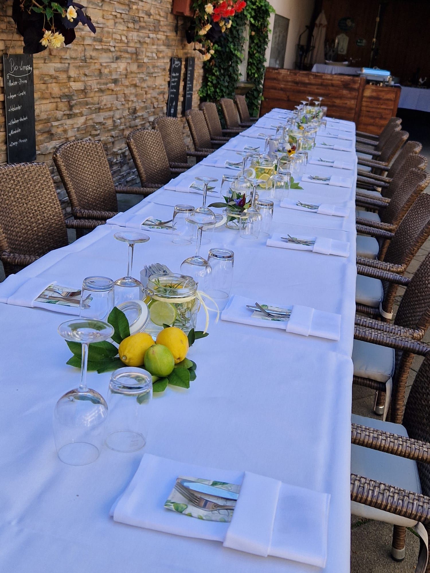 Geburtstagsfeier im Restaurant Hirschbeck im Bezirk Baden