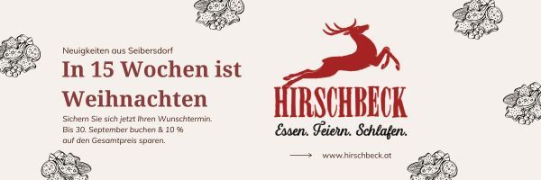 Ein Titelbild für das aktuelle Event mit genaueren Informationen über den Ablauf und Angeboten.