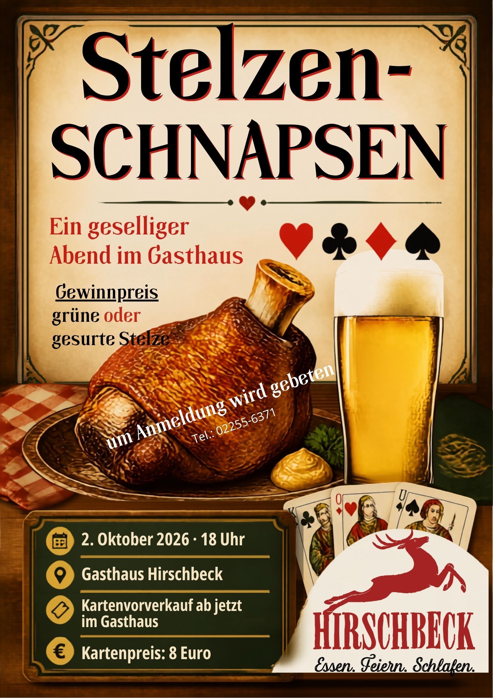 Ein Titelbild für das aktuelle Event mit genaueren Informationen über den Ablauf und Angeboten.